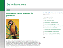 Tablet Screenshot of daltonknives.com